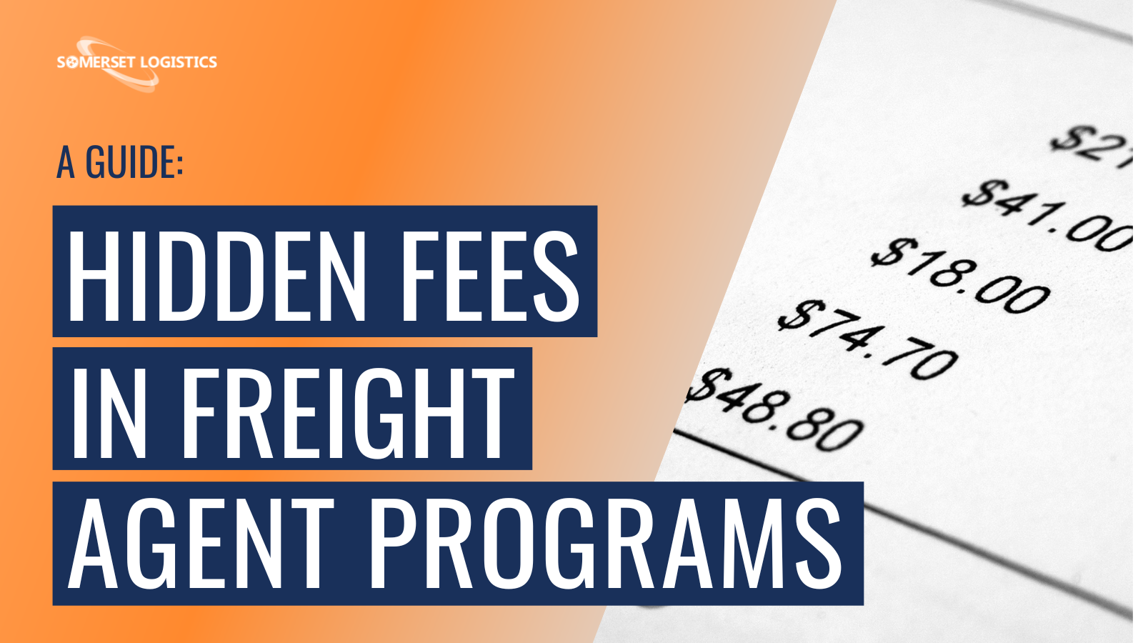 Hidden Fees in Freight Agent Programs A Field Guide